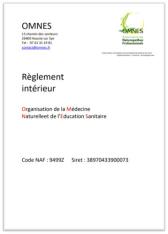 reglement interieur image